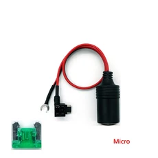 표준 미니 마이크로 Micro2 순수 구리 자동차 시가 라이터 충전기 케이블 여성 소켓 플러그 커넥터 어댑터, 03 Micro, 02 1A, 1개
