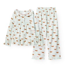 오르시떼 ORCITE 여성 G103 핫도그까미유 긴소매 파자마 세트 OR25FFGAG103 474459