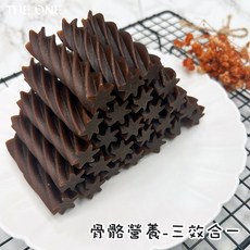 【THE ONE】六星螺旋多效潔牙骨 耐嚼型 多角度潔牙 狗點心 寵物零食 潔牙棒, 1個, 三效合一6CM(短)(200g)