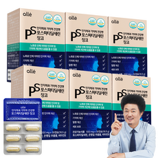 포스파티딜세린 식약청인증 징코 기억력 인지력 개선 알레, 30정, 6박스