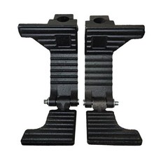 풋벨브 굴삭기 미니 디깅 포크레인 페달 커버 주행 교체 부품 받침대 운전석 발판, B. 22mm 이상 좌우 세트, 기본 차종