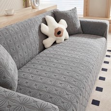 沙發套全包 防貓抓沙發套 沙發罩 防滑沙發套 防水沙發罩 單人 沙發套 彈力沙發套 沙發套 單人沙發套 l型沙發罩, 霏葉-墨綠,五人（305-360cm丨送抱枕套）, 1個