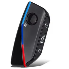 호환 DIYKEY BMW i7 G07 LCI I20 U11 시리즈 U06 G81 4버튼 키 리모컨 케이스 커버 쉘 폴딩, 01 Black