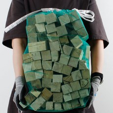 포스캠프 참나무 큐브장작 캠핑장작 불멍 미니화로 화목난로 바베큐장작, 1개, 10kg