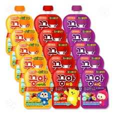 해호 아이배냇 끙아 과일야채주스 3종 에이A+비B+씨C, 15개, 80ml
