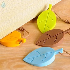 단비가 나뭇잎 실리콘 도어스토퍼 문열림고정 현관문용품