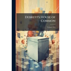 (英文書)Debrett's House of Common; Volume 1922 平裝版, Nabu Press, 英文