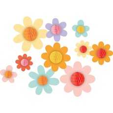 Teacher Created Resources Groovy Flowers 3D 벌집 액센트 (TCR6985), Teacher Created Resources Groo