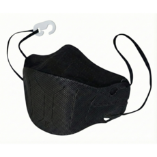 [B편한숨] 하얀들 2급 방진마스크 끈조절 접이식, 블랙, 60개