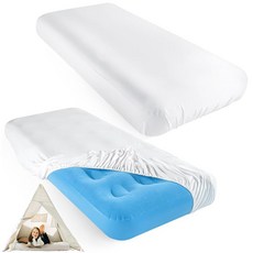 Breling Intex Cozy Kidz와 호환되는 아동용 공기 주입식 에어 베드 매트리스 2개(에어 미포함) 폴리에스터 핏 슬립오버 파티