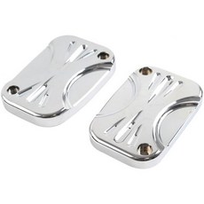 FSFY 브레이크 클러치 오일 저장소 캡 전면 마스터 실린더 커버 크롬 CNC 할리 데이비드슨 일렉트라/트라이/로드/스트리트 글라이드 프리휠러 V-로드 로드 킹 오토바이 부품