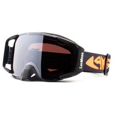 LAVA 4125能高山越野護目鏡，防風防塵防霧，舒適貼合，專業越野騎行必備, 格紋橘