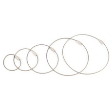 소소담아 와이어 키체인 로프1P 열쇠키링, 150mm