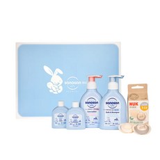 德國珊諾sanosan baby re:mind 新生兒柔膚安撫禮盒, 1套