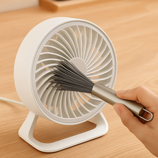 K&M 선풍기 키보드 틈새 청소솔 브러쉬, 1개, 스테인리스