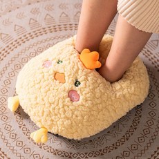 미니 온열 발난로 USB 풋워머 온열기 발보온기 발히터 난방기, 작은 닭, 기본 색상