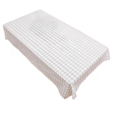 北歐風防水防油桌巾 餐巾 桌墊 隔熱墊 桌布【CC0043】, 137*180cm, 13.黑白格, 1個