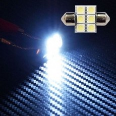 자동차 LED 실내등 풋등 전구 화이트 12V 3칩 6발 자동차실내등 자동차도어등 sav+131iW