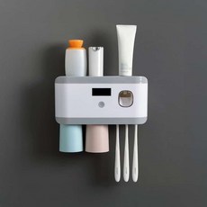 칫솔 살균기 양치컵 세트 소독 건조 화장실 무타공 벽걸이 케어