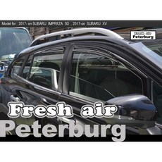 比德堡崁入式晴雨窗 速霸陸SUBARU XV / Impreza 5D 2017年起專用 晴雨遮陽擋, XV=IMPREZA/5D 17-全車