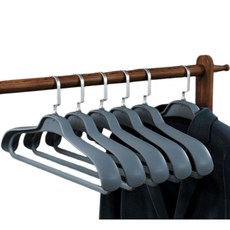 올템 어깨뿔방지 자켓 옷걸이, 6개, 그레이블루