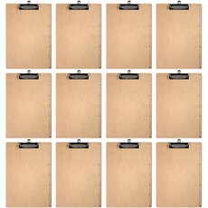 샤인아트 MDF클립보드 A4 세로형 12개