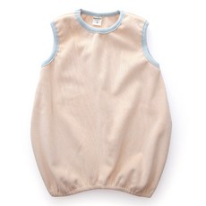 [꿈과별]허그밤 골지 수면조끼 겨울 아기 잠옷 내의 실내복 바디슈트