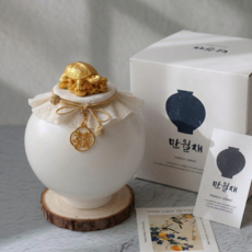 만월재 달항아리 현관 소금단지 재물운 집들이 선물 개업, 거북이 세트