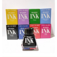 白金牌 INK-400 鋼筆墨水 30ml - 色彩飽和書寫流暢, 1個, 綠
