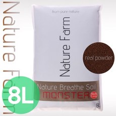 네이처팜 풀빅 소일 브라운 리얼 파우더 8L 새우 쉬림프와 수초 성장 번식에 매우 효과, 1개