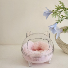 파충류 도마뱀 고양이 둥글고 귀여운 동물 모양 은신처 중 대