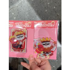 幸運咖 紅小豆 聯名 冰箱貼 一套2個 紅小豆 老K, 如圖所示