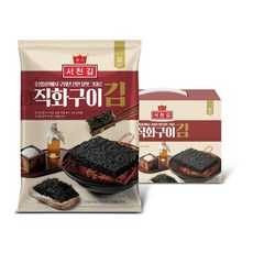 [제조사 직영몰] J110 왕가 서천김 수정불판에서 구워낸 진한 불맛 그대로 직화구이 전장김 10봉, 1세트, 250g