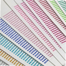 방과후수업 보석 스티커 비즈 크리스탈 큐빅 장식 만들기재료 3mm, 큐빅스티커3mm, 스카이