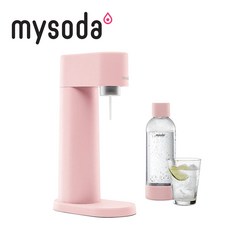 【mysoda】WOODY木質氣泡水機 櫻吹粉 WD002-LP