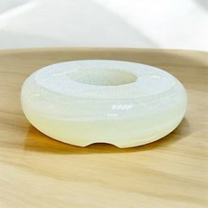 鹽燈底座 原木/玉石底座 鹽燈專用底座 穩固耐用 多尺寸可選 美觀大方, 9.5cm玉底座