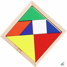 더캔보 칠교놀이 170X170mm 교육용칠교세트