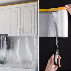 이사비닐덮개 대형 오염방지커버 가구 바닥 차량 4M, 대형비닐커버 스티커형 4.5x20m, 대형비닐커버 스티커형 4.5x20m, 1개