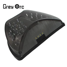 혼다 CBR600F CBR 600 F F4i 2002-2007 2006 오토바이 후면 LED 테일 라이트 방향 지시등 스톱 통합형 미등, 01 검정색