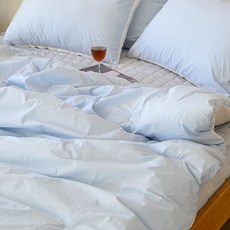 고밀도 60수 극세사 차렵이불 SS 블루 단품 호텔 침구 nar+6929qO
