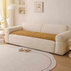 셰닐 소파 시트 퀼팅 패턴 방얼룩 방긁힘 3인용 사계절 사용 가능