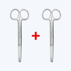 시저 가위 14cm 2P 모음 간호사 의료 겸자 일자형 병원 실습용 의료용