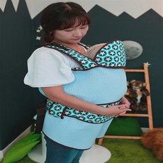 아기업는 띠 찍찍이 포대기 업는 아기띠 신생아 띠, 옐로우부엉이(매듭형)