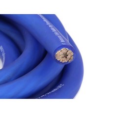 KnuKonceptz Kolossus Flex 케이블 OFC 0 게이지 전력선 구리 레드 15피트 10 AWG, 30 Feet, Blue