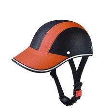 캡형 빈티지 킥보드 헬멧 승마 남녀공용 안전모 프리사이즈 자전거, 1개