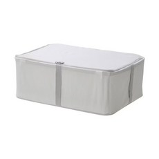 이케아 HEMMAFIXARE 헴마픽사레 수납케이스의류보관함34x51x19수납함정리함, 화이트그레이_305.039.24
