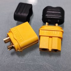 XT60 矽膠 12AWG 高溫線 公母接頭, 1個, XT60/公母頭,200公分