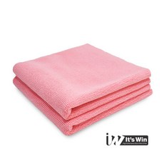잇츠윈 더블업 버핑타월 핑크 1+1 2장 40x40cm (14시 이전 주문 당일발송), 1개