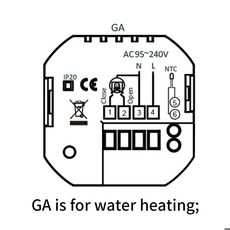 Tuya Smart Life 가스 보일러 및 따뜻한 바닥 난방을위한 Wifi 온도 조절기 홈 온도 컨트롤러 SmartThings Alexa Google Siri, 24V BLACK, 8) for Water Floor - 24V BLACK