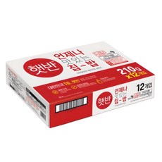 햇반 백미밥, 210g, 24개